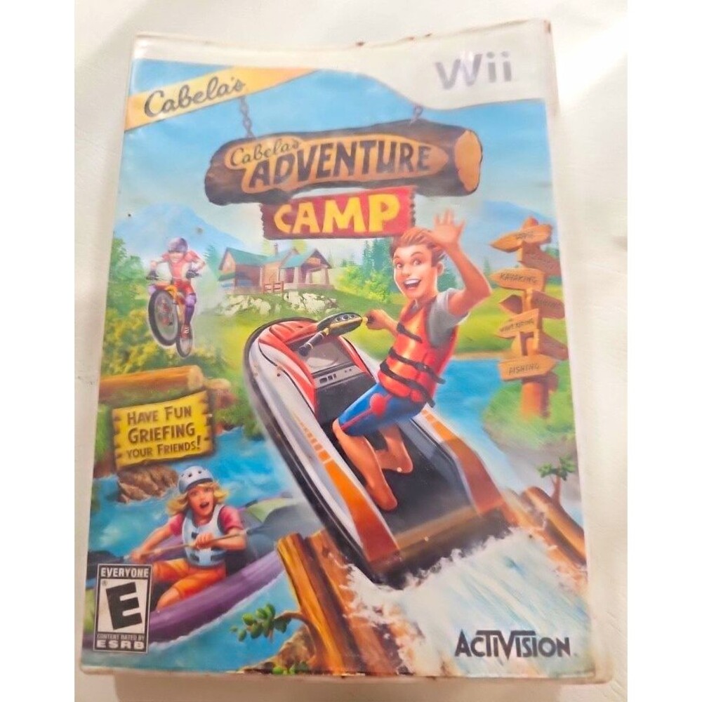 Cabela's Adventure Camp Cabela's Series Nintendo Wii Activision E 2011 untested